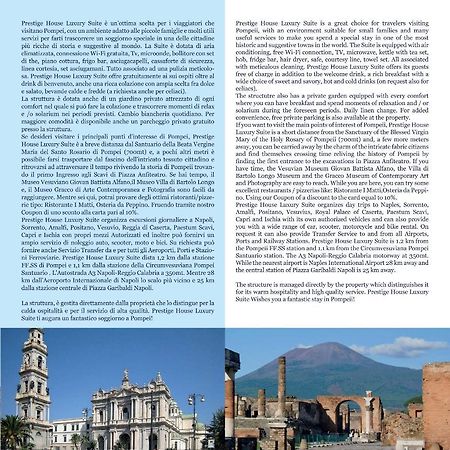 Prestige House Luxury Suite Pompei Luaran gambar